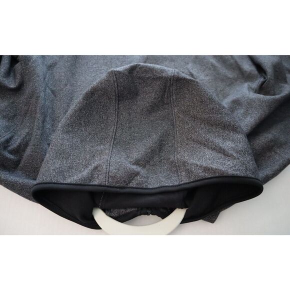 Old Navy Active Men's Sz Large Dark Charcoal Gray Dynamic Fleece Full-Zip Hoodie - Picture 6 of 9